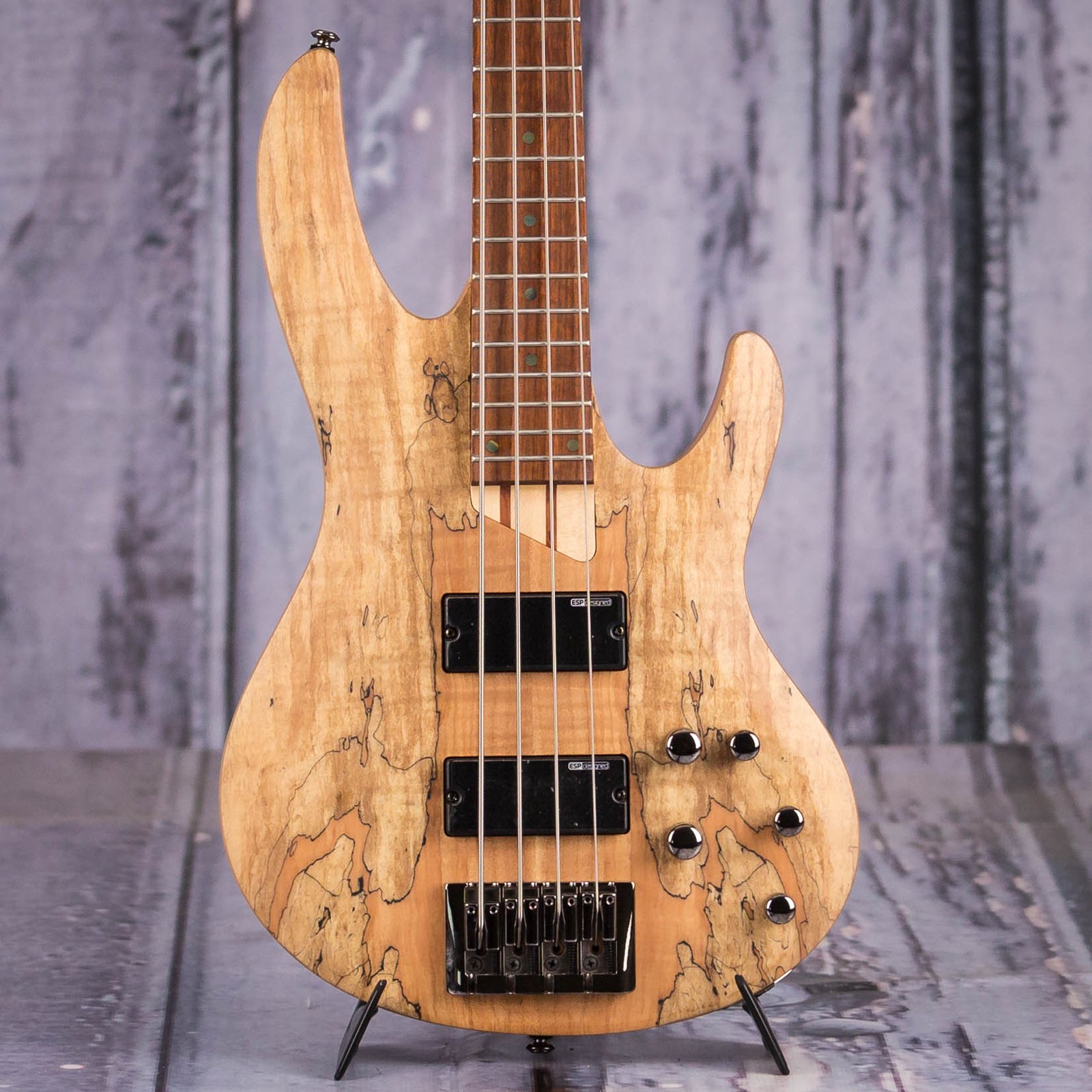 ESP LTD B-204SM Electric Bass, Natural Satin