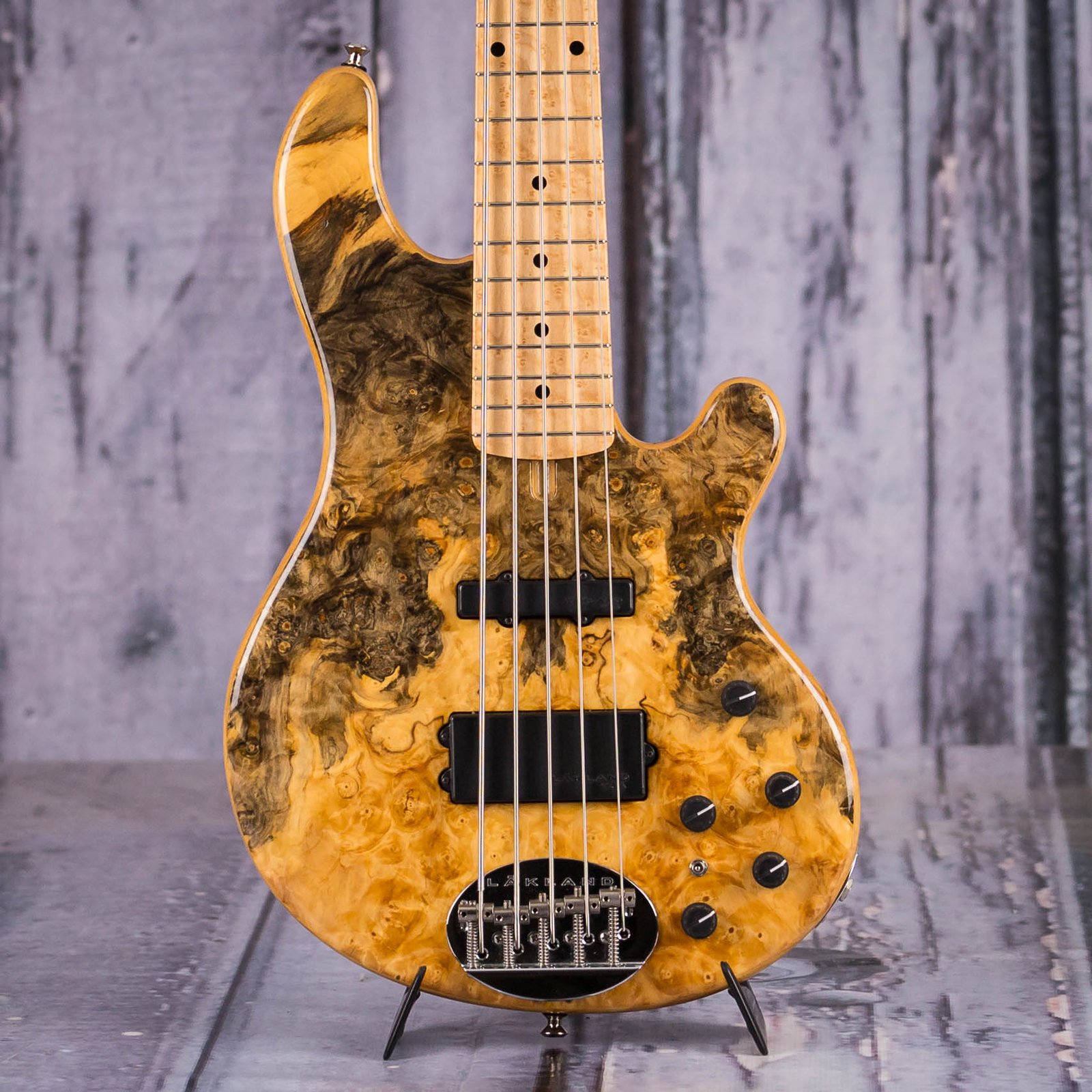 2008 Lakland 55-94 Deluxe Buckeye Burl, Natural